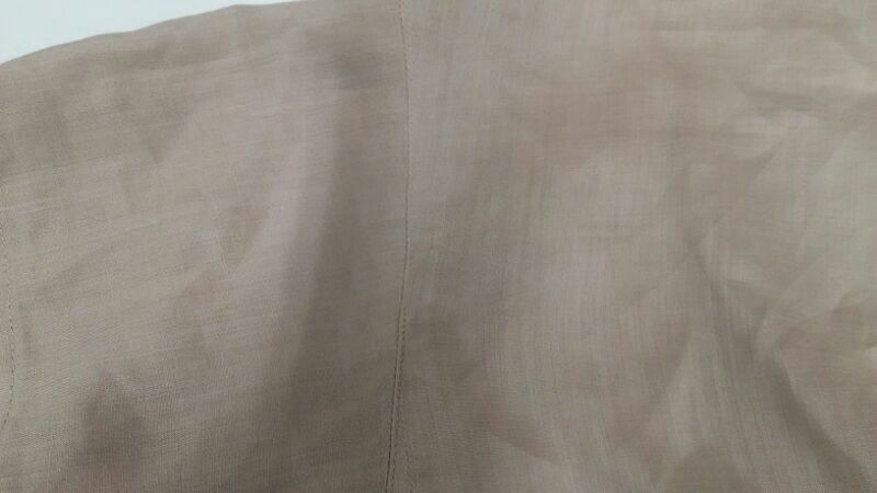 私の覚悟２、今度はノーベル平和賞候補？（笑）「麻のブラウス・汗による脱色の色補正」|愛知洗い人｜愛知県染み抜きのできるクリーニング店紹介サイト