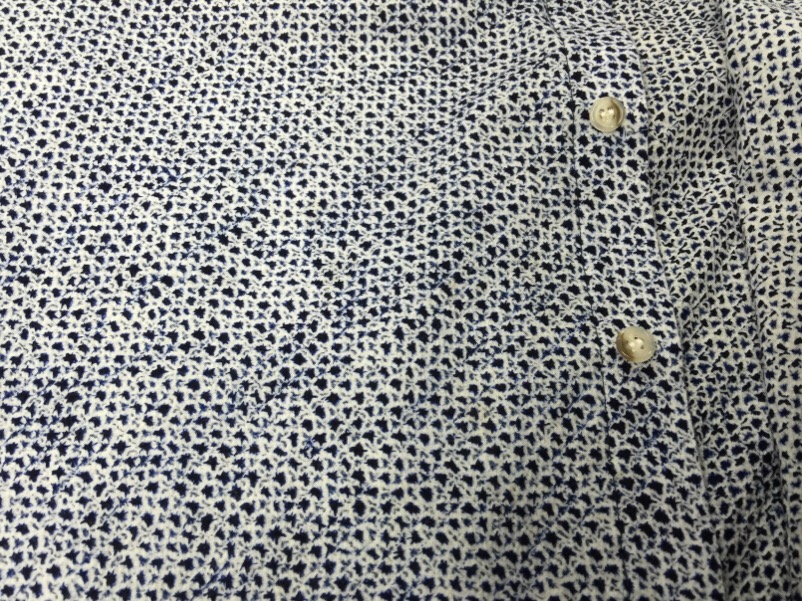 絞りのシャツに食べこぼし & 店主 岳南鉄道に乗る①|愛知洗い人｜愛知県染み抜きのできるクリーニング店紹介サイト