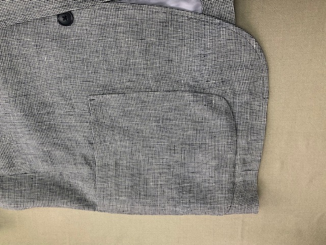 麻ジャケットについたアルコール、色滲み　あま市　T様|愛知洗い人｜愛知県染み抜きのできるクリーニング店紹介サイト