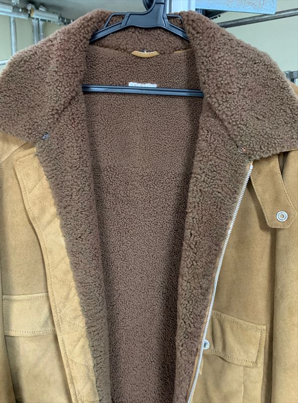 ムートンジャケット、毛皮変色直し|愛知洗い人｜愛知県染み抜きのできるクリーニング店紹介サイト