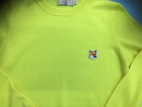 メゾンキツネニットのシミ|愛知洗い人｜愛知県染み抜きのできるクリーニング店紹介サイト