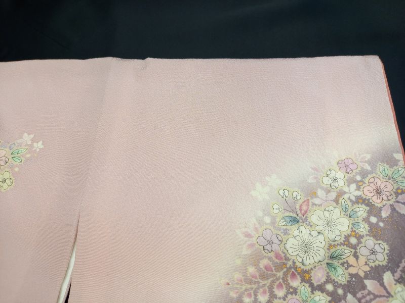 春色のお着物に移染がっ(|||´Д｀)|愛知洗い人｜愛知県染み抜きのできるクリーニング店紹介サイト