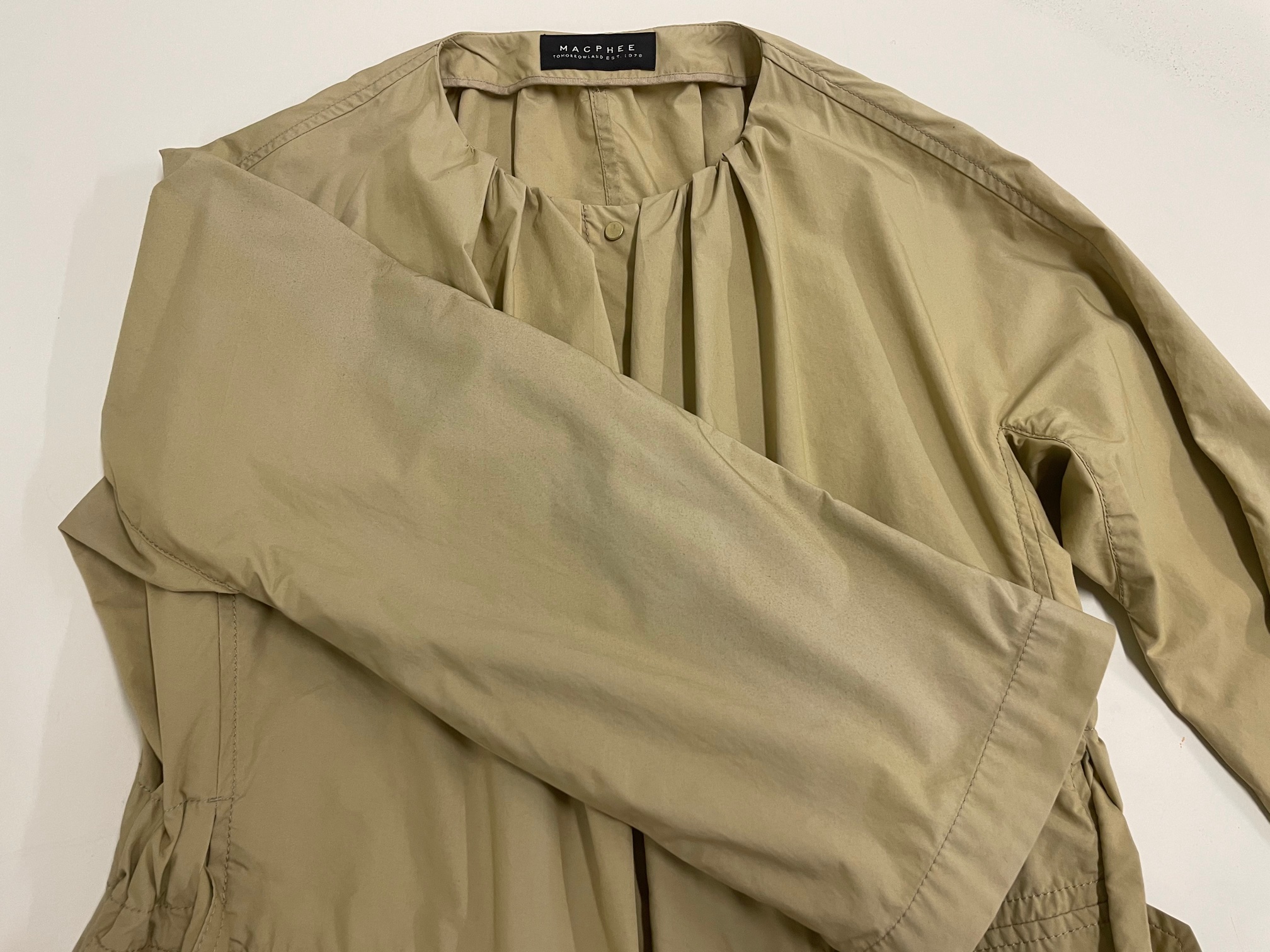 コットン・ナイロン混合のワンピ－ス　焼け直し・染め直し・色修正|愛知洗い人｜愛知県染み抜きのできるクリーニング店紹介サイト