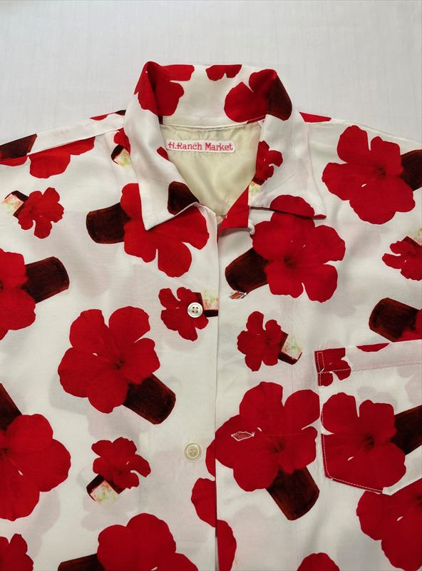 アロハ柄シャツ、色移りしみ抜き|愛知洗い人｜愛知県染み抜きのできるクリーニング店紹介サイト