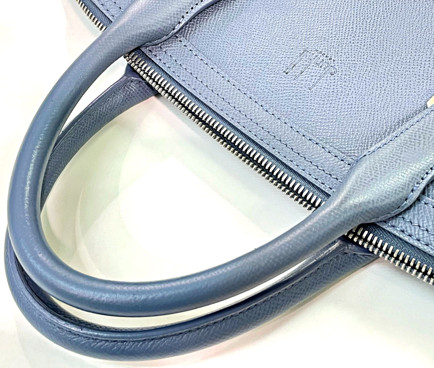 ダンヒル(dun hill)　バッグの持ち手の色ハゲ修正|愛知洗い人｜愛知県染み抜きのできるクリーニング店紹介サイト