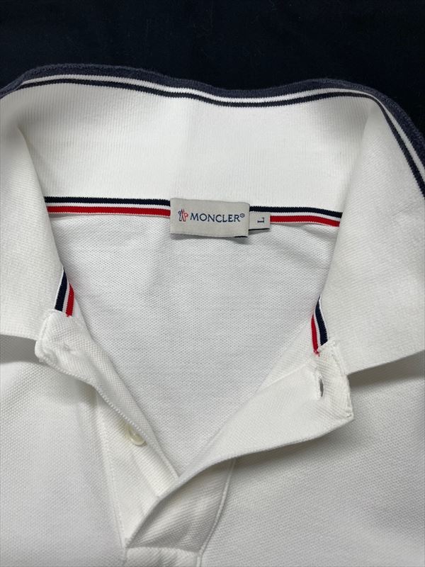 モンクレール（MONCLER)ポロシャツ、黄ばみしみ抜き|愛知洗い人｜愛知県染み抜きのできるクリーニング店紹介サイト