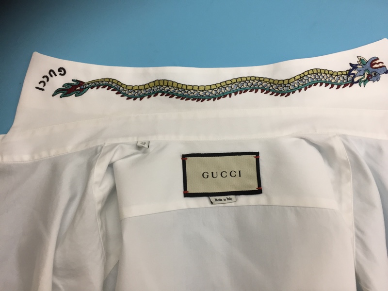 GUCCI（グッチ）襟の黒ずみ取って下さい！|愛知洗い人｜愛知県染み抜きのできるクリーニング店紹介サイト