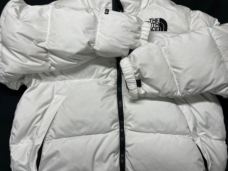 THE NORTH FACEダウンジャケット黒ずみ・黄ばみしみ抜き|愛知洗い人｜愛知県染み抜きのできるクリーニング店紹介サイト