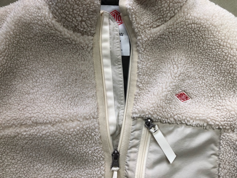 DANTON（ダントン）ボアジャケット染み抜き|愛知洗い人｜愛知県染み抜きのできるクリーニング店紹介サイト