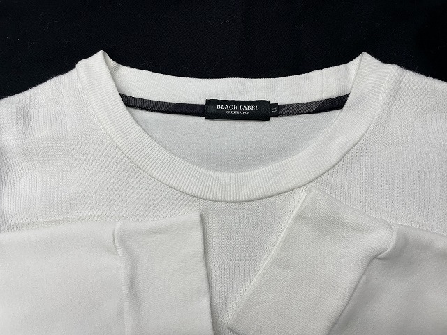 BLACK　LABELカットソー黄ばみ染み抜き|愛知洗い人｜愛知県染み抜きのできるクリーニング店紹介サイト