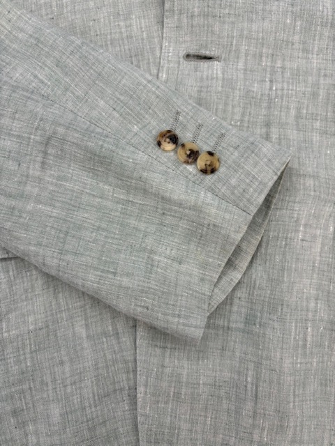 麻のジャケットにソース|愛知洗い人｜愛知県染み抜きのできるクリーニング店紹介サイト