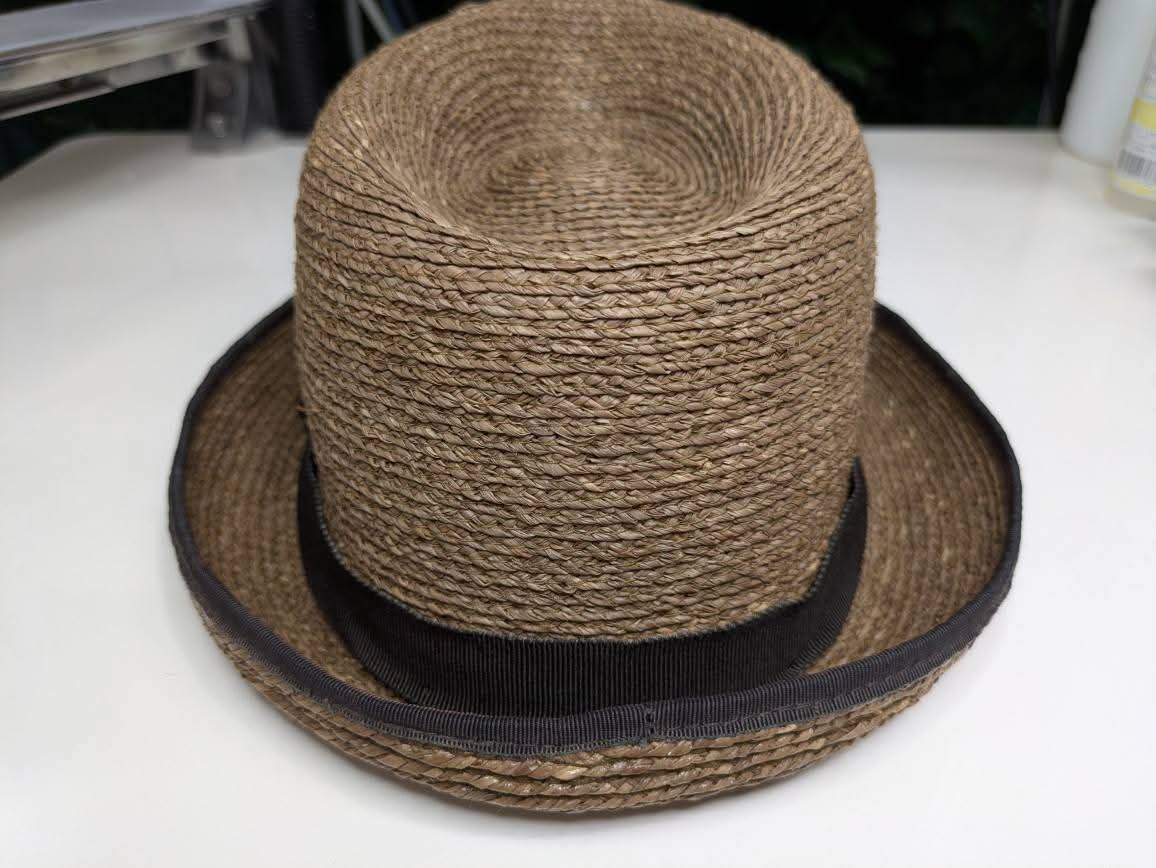 ストローハットリボンの色あせ修正|愛知洗い人｜愛知県染み抜きのできるクリーニング店紹介サイト